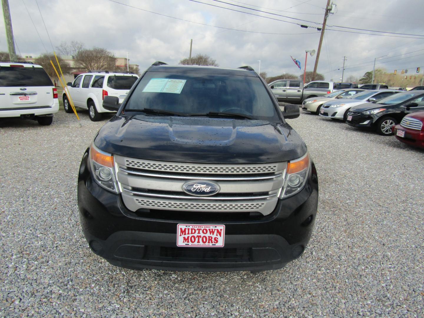 2013 Black /Black Ford Explorer Base FWD (1FM5K7B82DG) with an 3.5L V6 DOHC 24V engine, Automatic transmission, located at 15016 S Hwy 231, Midland City, AL, 36350, (334) 983-3001, 31.306210, -85.495277 - Photo#1